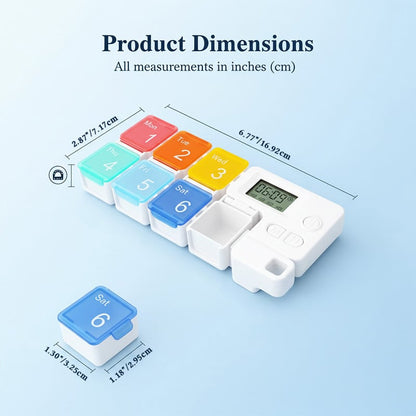 7-Day Smart Pill Organizer with Alarm