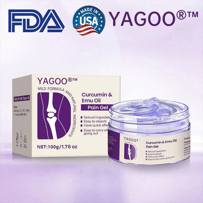 Yagoo® Curcumin & Emu Oil Pain Gel – 🏥Inspired by US Osteopathic Practices