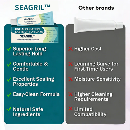 SEAGRIL™ FirmHold Denture Adhesive