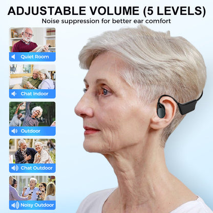 🌎Ends Today: 70% OFF!⏰👂Revitalize your ears again💖 💥 LIMITED TIME OFFER!🔥Bone Conduction Smart Hearing Aid Bluetooth Earphones