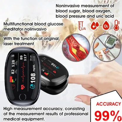 🔥🔥Final 3 Hours: 70% OFF🏆Non-Invasive Blood Glucose Meter[99.9% Accuracy]✅TGA Approved