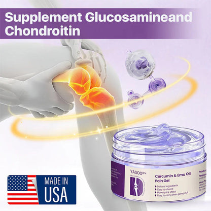 Yagoo® Curcumin & Emu Oil Pain Gel – 🏥Inspired by US Osteopathic Practices