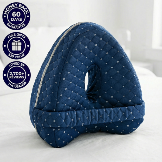 🌎 Ends Today: 70% OFF! ⏰ 🦵 Wake Up Without Knee & Back Pain Again 💖 💥 LIMITED TIME OFFER! 🔥 Ergonomic Knee Alignment Pillow for Side Sleepers
