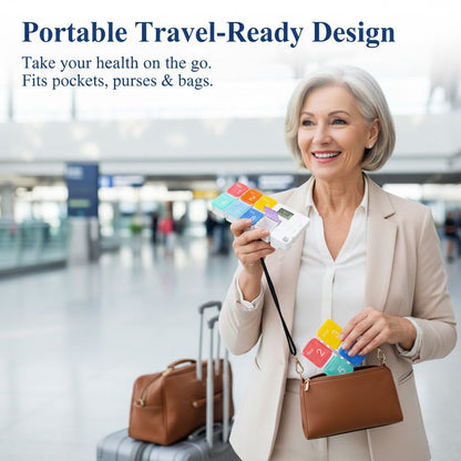 7-Day Smart Pill Organizer with Alarm