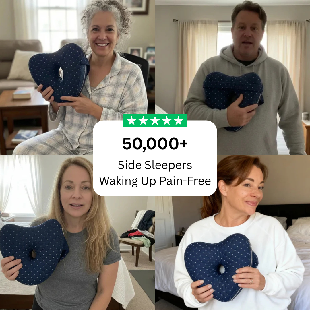🌎 Ends Today: 70% OFF! ⏰ 🦵 Wake Up Without Knee & Back Pain Again 💖 💥 LIMITED TIME OFFER! 🔥 Ergonomic Knee Alignment Pillow for Side Sleepers