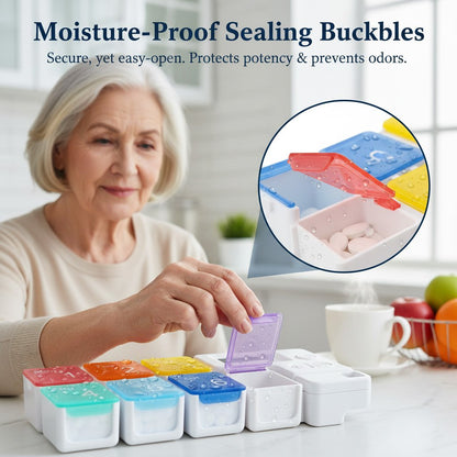 7-Day Smart Pill Organizer with Alarm