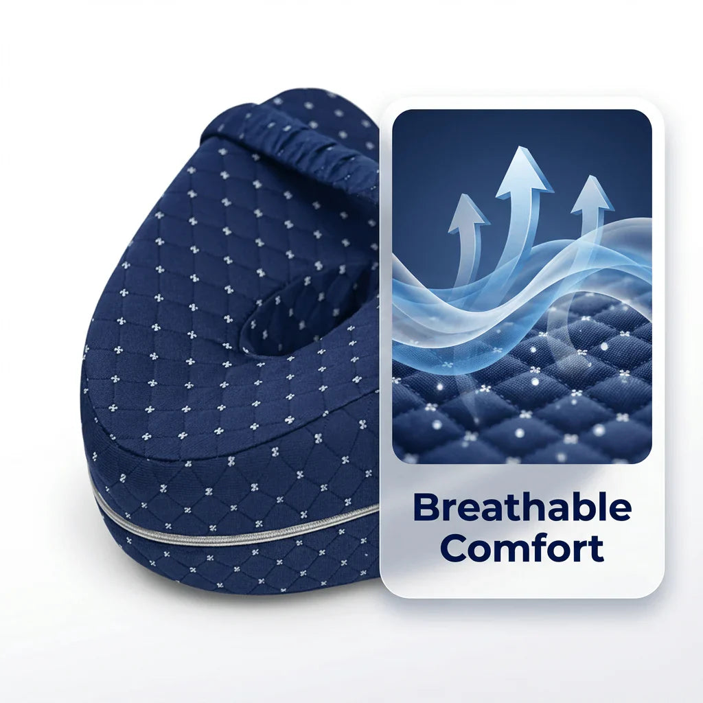 🌎 Ends Today: 70% OFF! ⏰ 🦵 Wake Up Without Knee & Back Pain Again 💖 💥 LIMITED TIME OFFER! 🔥 Ergonomic Knee Alignment Pillow for Side Sleepers