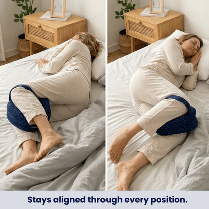 🌎 Ends Today: 70% OFF! ⏰ 🦵 Wake Up Without Knee & Back Pain Again 💖 💥 LIMITED TIME OFFER! 🔥 Ergonomic Knee Alignment Pillow for Side Sleepers