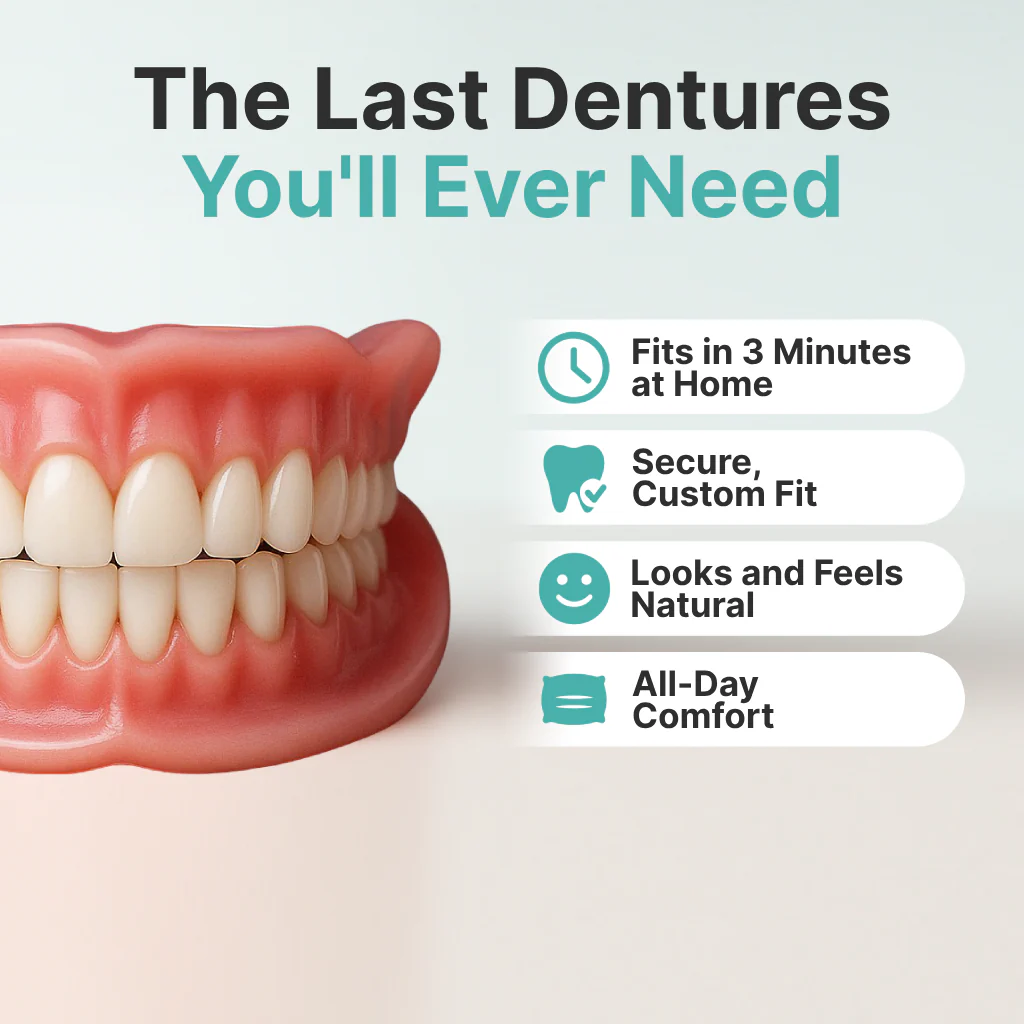 🦷Ends Today: 70% OFF! Yagoo® Custom-Fit Full Functional DenturesMake you more confident